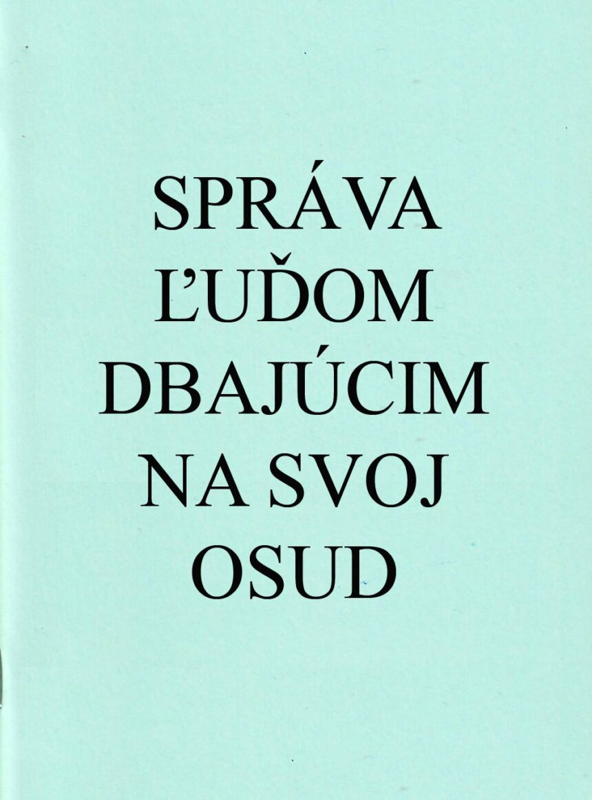 Správa Ľuďom